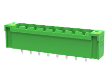 MC-PA5.0V18-F Разъём штекерный MC, прям. конт.,шаг 5.0мм, фланц.,18 конт.зел., шт | код MC-PA5.0V18-F | SUPU
