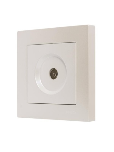 Розетка телевизионная проходная TV 1-м СП Vesna механизм жемчуж./бел. перламутр LEZARD 742-3088-129 фото 8 Розетка телевизионная проходная TV 1-м СП Vesna механизм жемчуж./бел. перламутр LEZARD 742-3088-129 фото 8