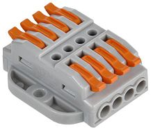 Клемма строительно-монтажная СМК 222-4144P | код UKZ20-4144P-050 | IEK