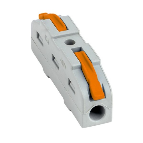 Строительно-монтажная клемма СМК 222-421 проходная 1 полюс 0,08-4мм2 (25шт,) PROxima | код plc-smk-421 | EKF фото 2