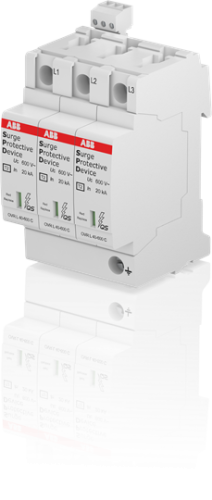 Ограничитель перенапряжения УЗИП OVR T2 3L 40-440 P TS QS | код 2CTB803873R2700| ABB 