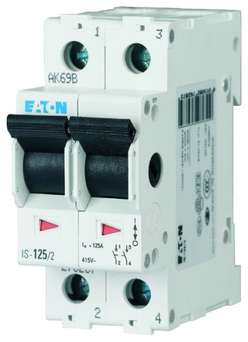 Выключатель нагрузки,20А, 2 полюса, IS-20/2 | код 276259 | EATON Выключатель нагрузки,20А, 2 полюса, IS-20/2 | код 276259 | EATON