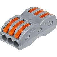 Клемма монтажная 14 220 NTC-R-3х3-6-50 (уп.50шт) | код 14220 | NAVIGATOR