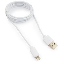 Кабель USB Гарнизон GCC-USB2-AP2-6-W AM/Lightning, для iPhone5/6/7/8/X, IPod, IPad, 1.8м, белый, пакет | код GCC-USB2-AP2-6-W | Гарнизон