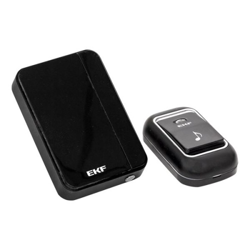 Звонок беспр, в розетку Classic (230В, черный, 51 мелод, с индик, 4 ур,) | код DBS-002B | EKF фото 4