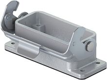 Открытое основание разъема REVOS, Size 10/15, без защитной крышки, с защелкой, материал корпуса: алюминиевый сплав | код 76.320.1528.0 | Wieland