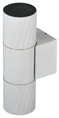 Светильник уличный 5221 настенный 2хGU10 IP65 белый IEK | код LT-UBU0-5221-GU10-2-K01 | IEK