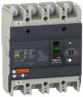 Выключатель автоматический дифференциальный АВДТ 25 кА/415В 4П3Т 80A | код. EZCV250N4080 | Schneider Electric 