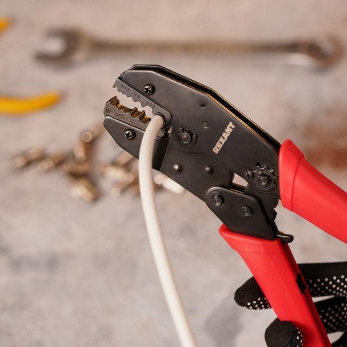 Кримпер для обжима F и BNC разъемов RG-59, RG-58, RG-62, RG-174, F.O. | код 12-3213 | REXANT фото 2