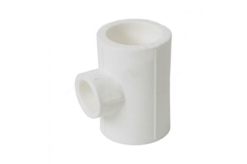 Тройник переходной 90 х 75 х 90 мм полипропиленовый PPR белый | код 10907590 | VALFEX