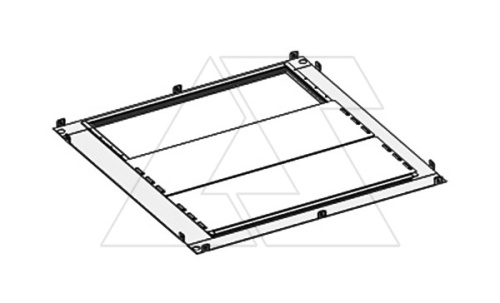 Дно щита NEO 800x800мм (ШxГ), RAL7035, IP55 | код 638-800 | Tekpan