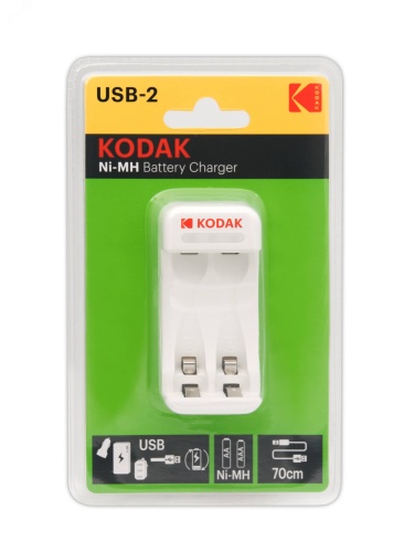 Зарядное устройство для аккумуляторов C8001B USB [K2AA/AAA] (6/24/1200) | код Б0047499 | KODAK