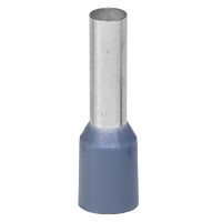 Наконечник-гильза с изолированным фланцем для жилы сечением 4кв.мм, длина контактной части 12мм, серый (НШВИ 4-12) | код IF4-12GR | DKC