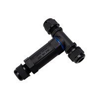 Кабельный коннектор T-образный (3PIN 0,5-2,5мм2) IP68 REXANT | код 07-5962 | REXANT