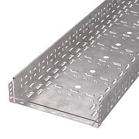 Лоток перфорированный Стандарт HDZ 400х100х3000 (1,0 мм) (6 м/уп) Промрукав | код PR16.1238 | ПРОМРУКАВ