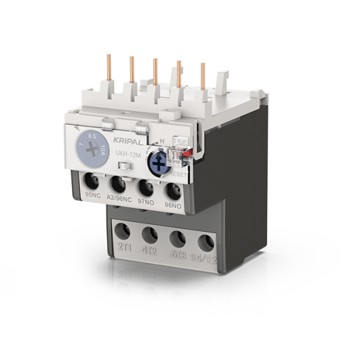 Реле тепловой перегрузки UKH-12M, It=0.4_0.63A, 1NO+1NC, CLASS 10A, прямой монтаж для UKC(D)-6_16M | код UKH-12M-0.63 | Kripal