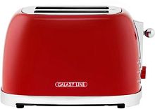 Тостер Galaxy Line GL 2919 900Вт красный | код 2027004 | GALAXY LINE