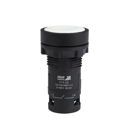 Кнопка OptiSignal Compact D22 C7-P-110 белая 1НО XB7NA11 | код 362030 | КЭАЗ Кнопка OptiSignal Compact D22 C7-P-110 белая 1НО XB7NA11 | код 362030 | КЭАЗ