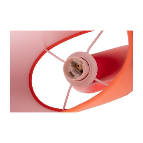 Светильник настольный JH2-01-og E14 IP20 170х100х300мм керамика; ткань; PVC-пластик оранж. JazzWay 5062290 фото 3