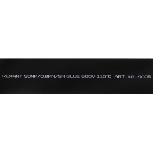 Термоус.труб. 25 0,8мм, черн.,ролик5м ТЛ-0,8, REXANT | код 48-9006 | REXANT фото 2
