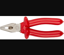 Плоскогубцы комбинированные ''Энергия'',1000 В, никелир.покрытие, 2-хслойные изолированные ручки 200 мм | код 50765 | FIT