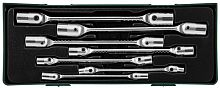 W43A107SP Набор ключей гаечных карданных в ложементе, 6-19 мм, 7 предметов | код W43A107SP | JONNESWAY