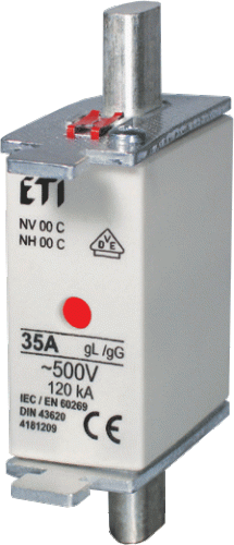Предохранитель NH-000/gG 25A 690V KOMBI | код 004181307 | ETI