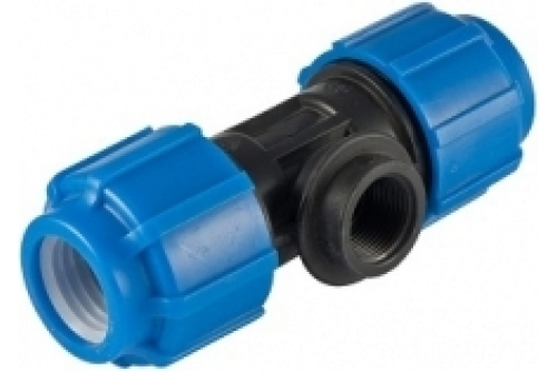 Тройник ПНД компрессионный ВР 25 х 3/4' х 25 | код 52253425 | Политэк Тройник ПНД компрессионный ВР 25 х 3/4' х 25 | код 52253425 | Политэк