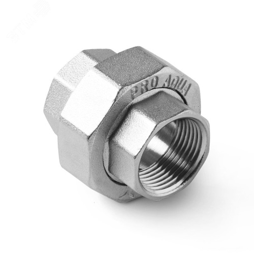 Соединение разъемное прямое резьбовое, В 3/4X3/4 | код 20-f20-f20x | PRO AQUA