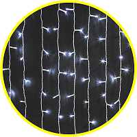 Гирлянда новогодняя светодиодная NGF-С03-01 занавес CW 400 2*3м IP20 TR | код 93669 | Navigator Group