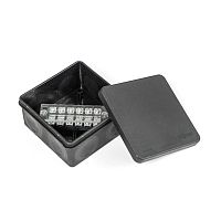 Коробка распределительная для прямого монтажа двухкомпонентная (HF) в комплекте с 6-кл. зажимами, сечение до 2,5 мм?, 100х100х50 черная Промрукав | код PR80.0173 | ПРОМРУКАВ