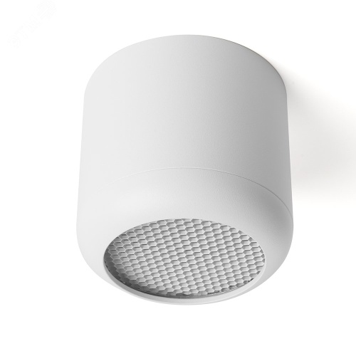 Светильник ДПО-12w GX53 без лампы белый с антибликовой сеточкой | код HL365 48401 | FERON