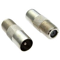 Разъём высокочастотный RUICHI FF-TV-M, обжимной | код 96634 | Ruichi