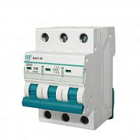 Автоматический выключатель ВА 47-29_3 полюс 16А ток к.з. 4.5кА хар-ка С ESQ DZ | код 14.03.10.000179 | ESQ