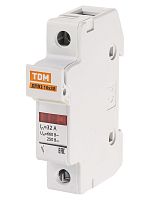 Держатель плавких вставок ДПВ2 10х38 1П TDM | код SQ0216-0013 | TDM