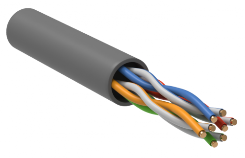 Витая пара U/UTP 5E 24AWG 4PR LSZH 1м серый 100м РФ GENERICA | код BC1-C5E04-121-100-R-G | GENERICA by IEK Витая пара U/UTP 5E 24AWG 4PR LSZH 1м серый 100м РФ GENERICA | код BC1-C5E04-121-100-R-G | GENERICA by IEK