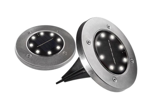 Светильник светодиодный SLR-S12 8SMD грунтовый IP44 корпус нерж. сталь солнечная батарея (уп.2шт) | код. 5040984 | ФАZА Светильник светодиодный SLR-S12 8SMD грунтовый IP44 корпус нерж. сталь солнечная батарея (уп.2шт) | код. 5040984 | ФАZА