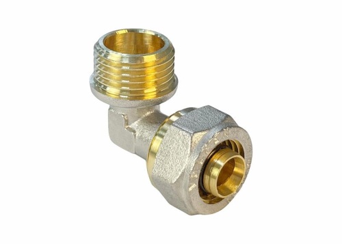 Угольник обжимной с переходом на НР 32х1дюйм (70/5) | код VF.353.N.032100 | VALFEX