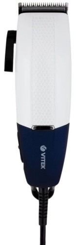 Машинка для стрижки Vitek Sappfire VT-2516 белый (насадок в компл:4шт) | код 2035330 | VITEK