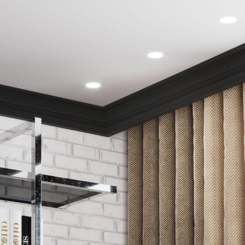 Лампа светодиодная Black 9Вт MR16 6500К холод. бел. GU10 830лм | код 101506309 | Gauss фото 7