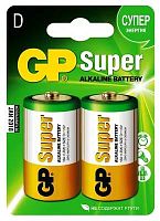 Батарея GP Super Alkaline 13A LR20 D (2шт) | код 393587 | GP