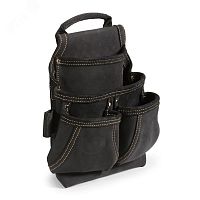 Сумка кожаная поясная без ремня СК-4 серия DEAD BULL | код 78429 | КВТ