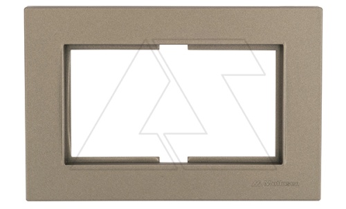 Rita - Рамка двойной розетки, антрацит | код 2220-820-1286 | Mutlusan