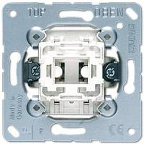 ECO Переключатель одноклавишный проходной 10АХ, 250В АС, белый | код EP406U/1WW | JUNG