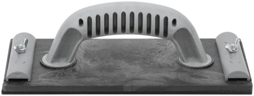 Терка для нажд.бумаги пластиковая с мет.прижимом, черная 230х105 мм | код 39720М | FIT фото 2