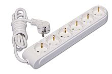 Удлинитель 6х2м с заземл. 16А IP20 защ. шторки Makel N6210033