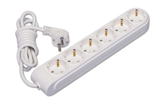 Удлинитель 6х2м с заземл. 16А IP20 защ. шторки Makel N6210033 Удлинитель 6х2м с заземл. 16А IP20 защ. шторки Makel N6210033