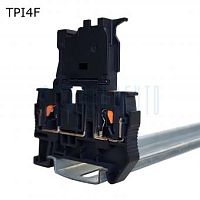 Крышка торцевая для push-in клеммы под предохранитель 4 мм2, черная | код T4ECPF | ПРОВЕНТО