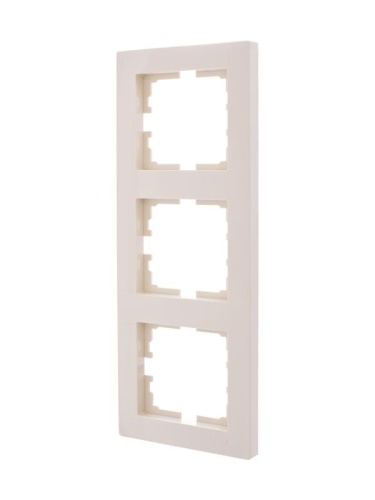Рамка 3-местн. вертик. VESNA кремов. LEZARD 742-0300-153 фото 3 Рамка 3-местн. вертик. VESNA кремов. LEZARD 742-0300-153 фото 3