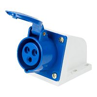 Розетка 113 стационарная 2Р+РЕ 16А 220В IP44 REXANT | код 11-8909 | REXANT